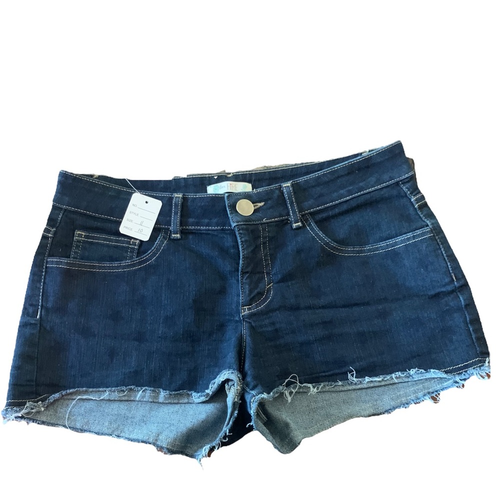 Stretchy jean shorts